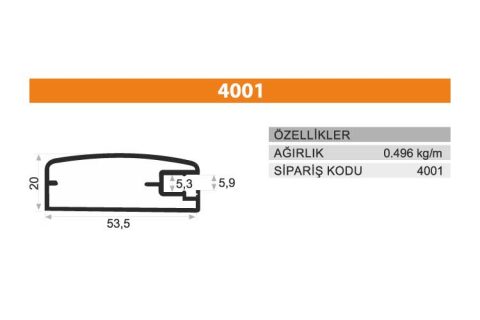 Frame Cover Profiles 4001