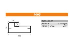 Frame Cover Profiles 4005