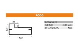 Frame Cover Profiles 4006